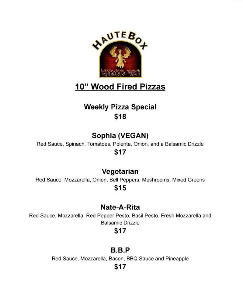 HauteBox WoodFire Menu image 1