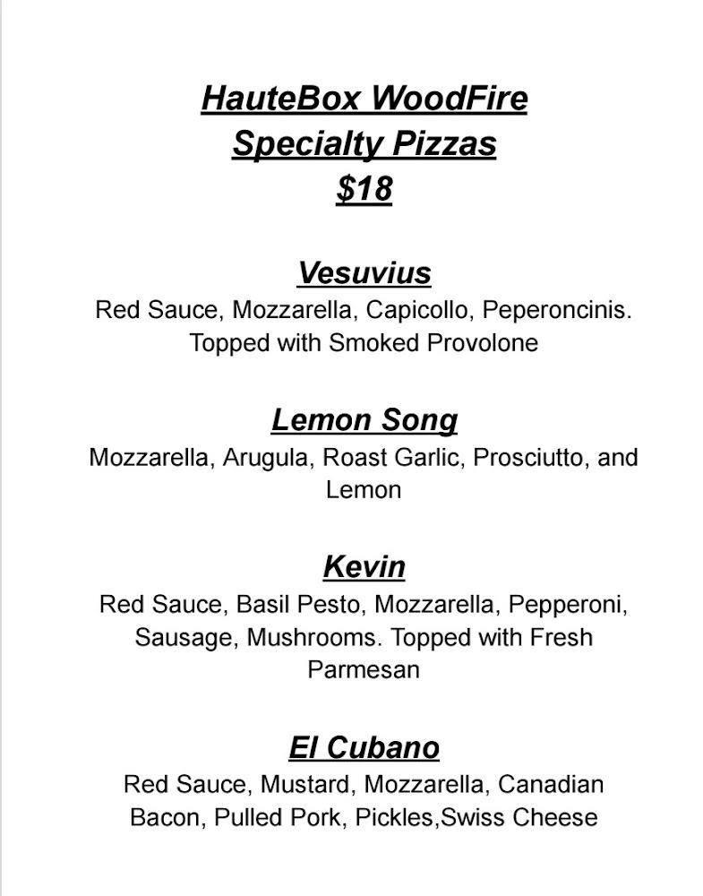 HauteBox WoodFire Menu image 4